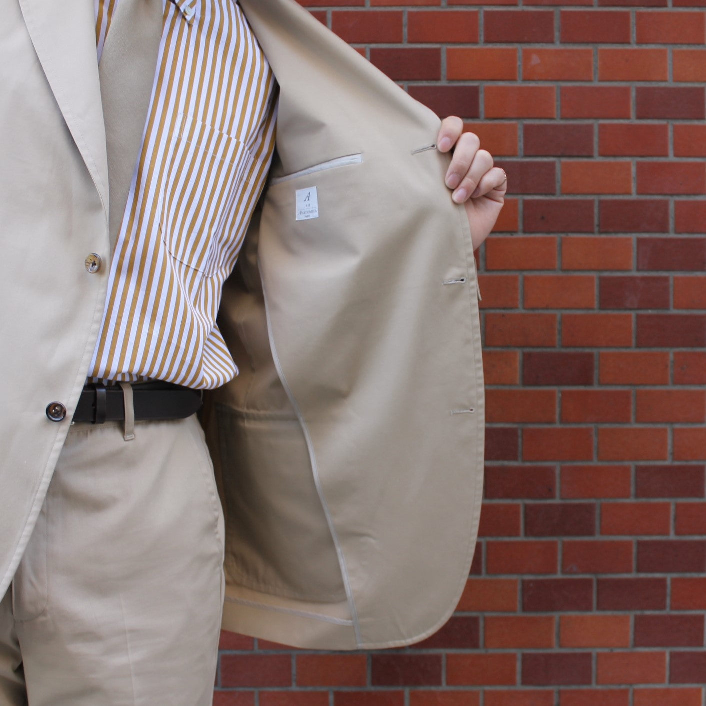UNIVERSITY JACKET POPLIN BEIGE