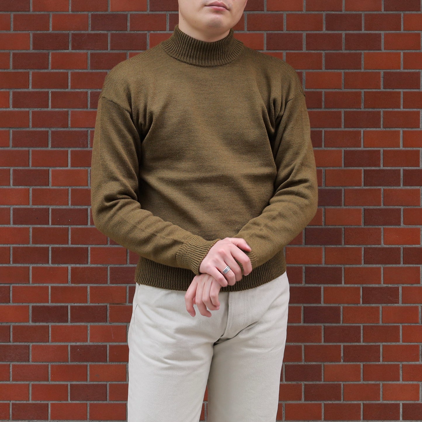 GOB MOCK NECK SWEATER