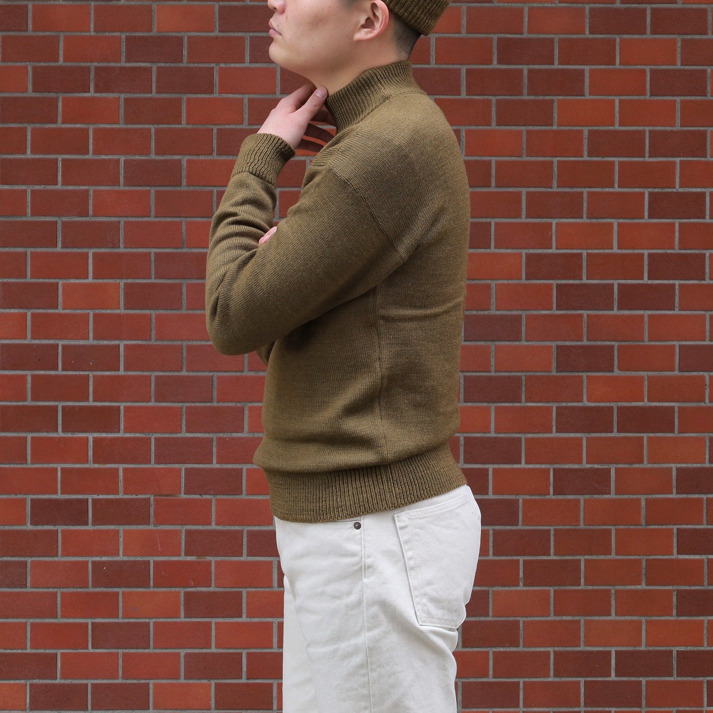 GOB MOCK NECK SWEATER