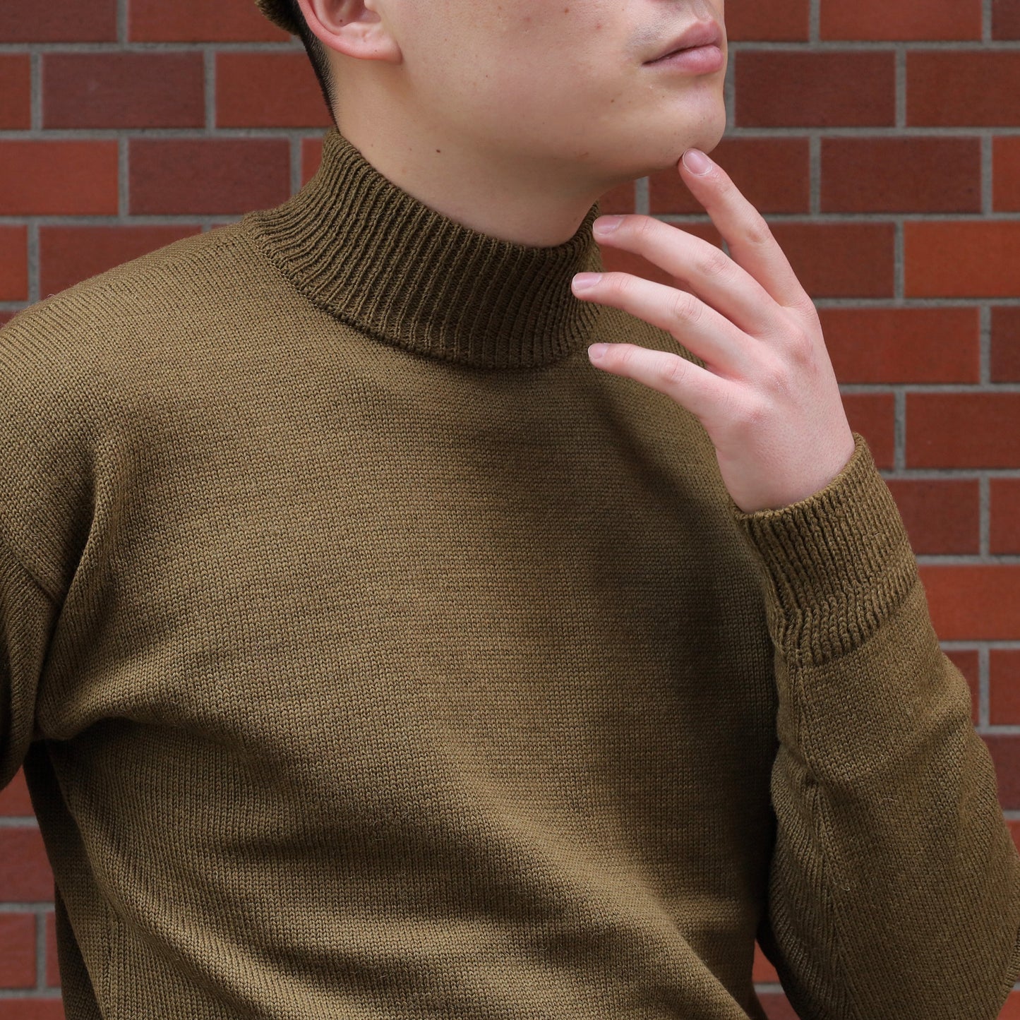 GOB MOCK NECK SWEATER