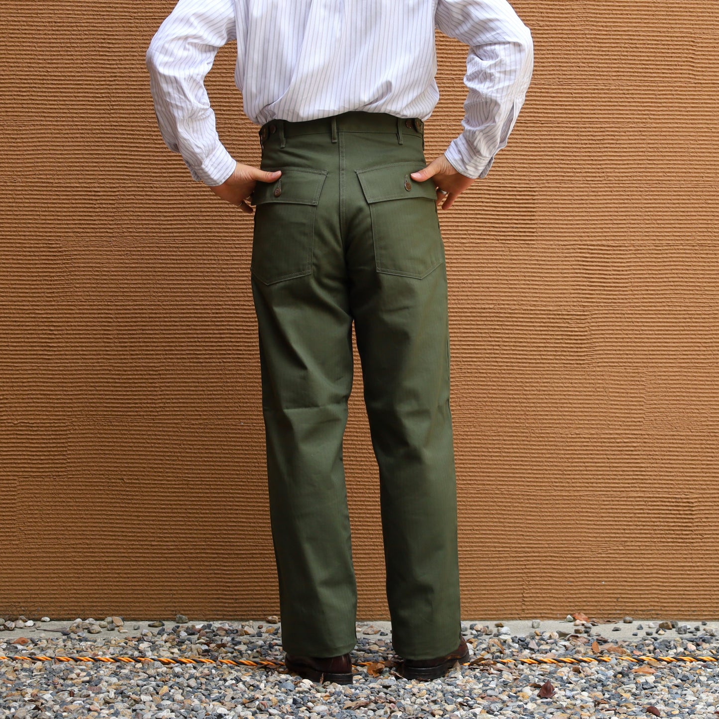 U.S.army 1947 Pantalones de servicios públicos Herring-Bone