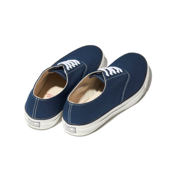 WAKOUWA LOW-TOP WHITE SOLE NAVY MADE IN TAIWAN