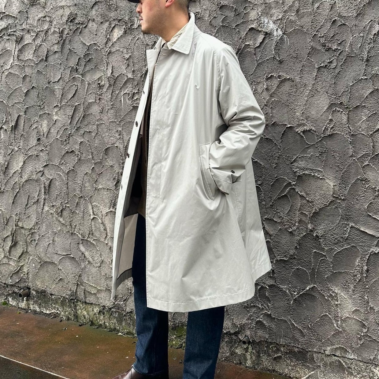 SINGLE RAGLAN COAT Ⅸ STONE