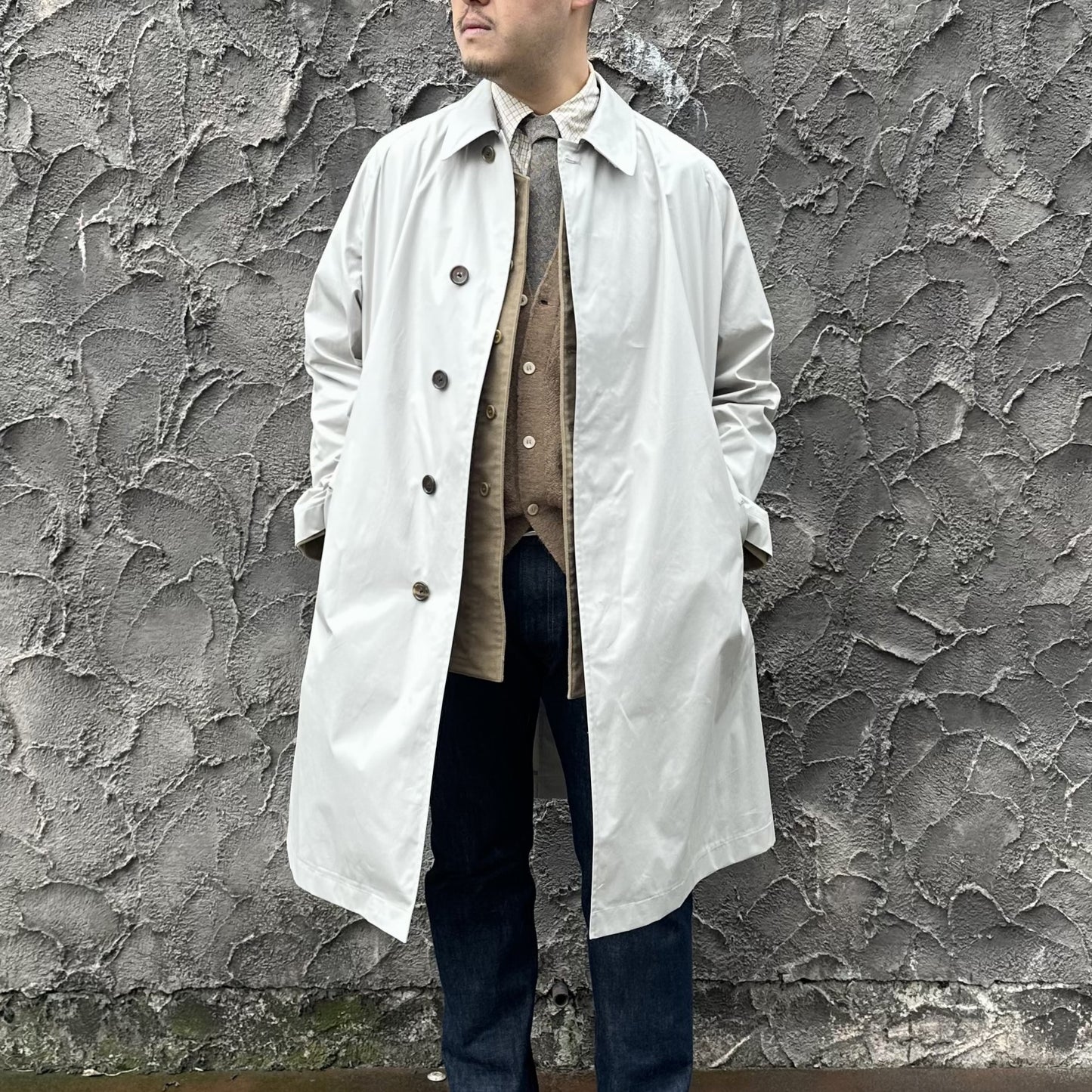 SINGLE RAGLAN COAT Ⅸ STONE