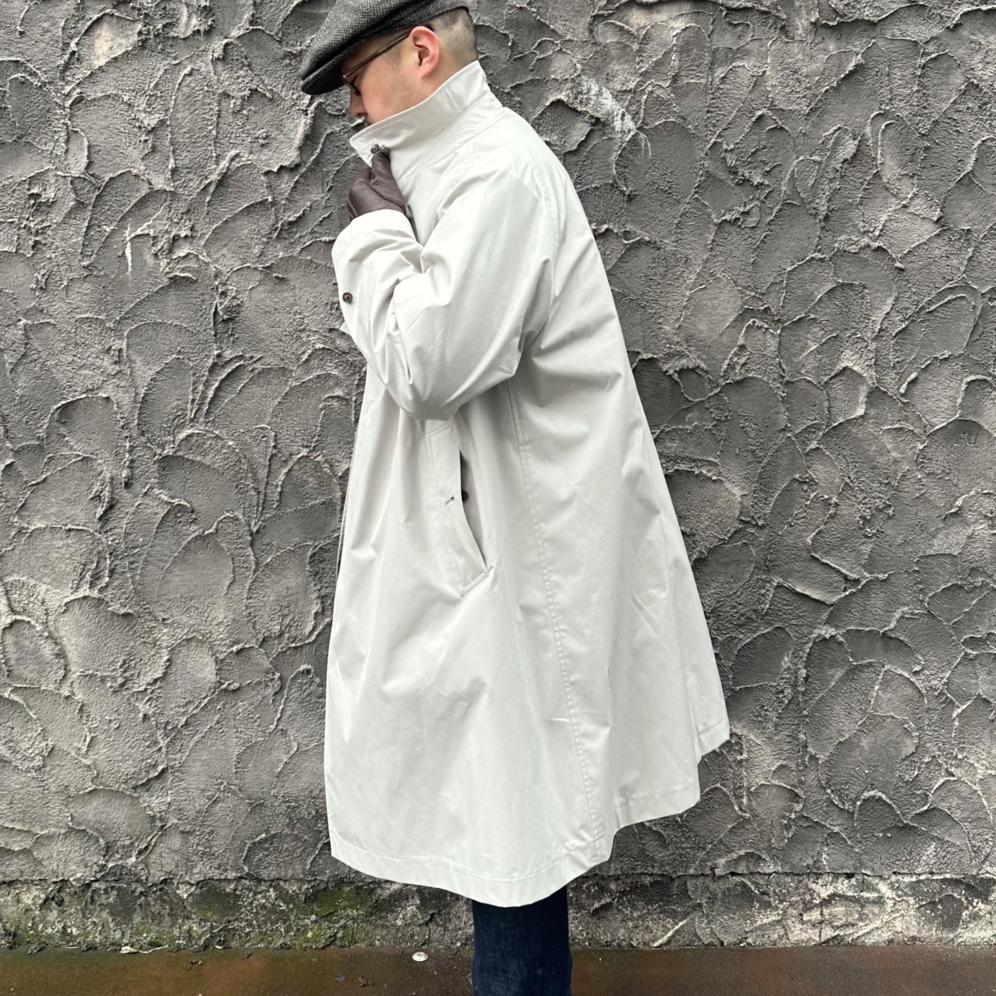 SINGLE RAGLAN COAT Ⅸ STONE