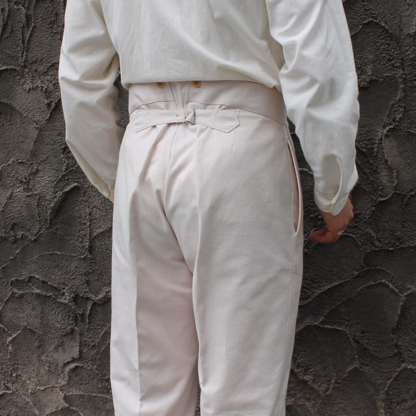 BJ COUTIL COTTON LILAC STRIPES