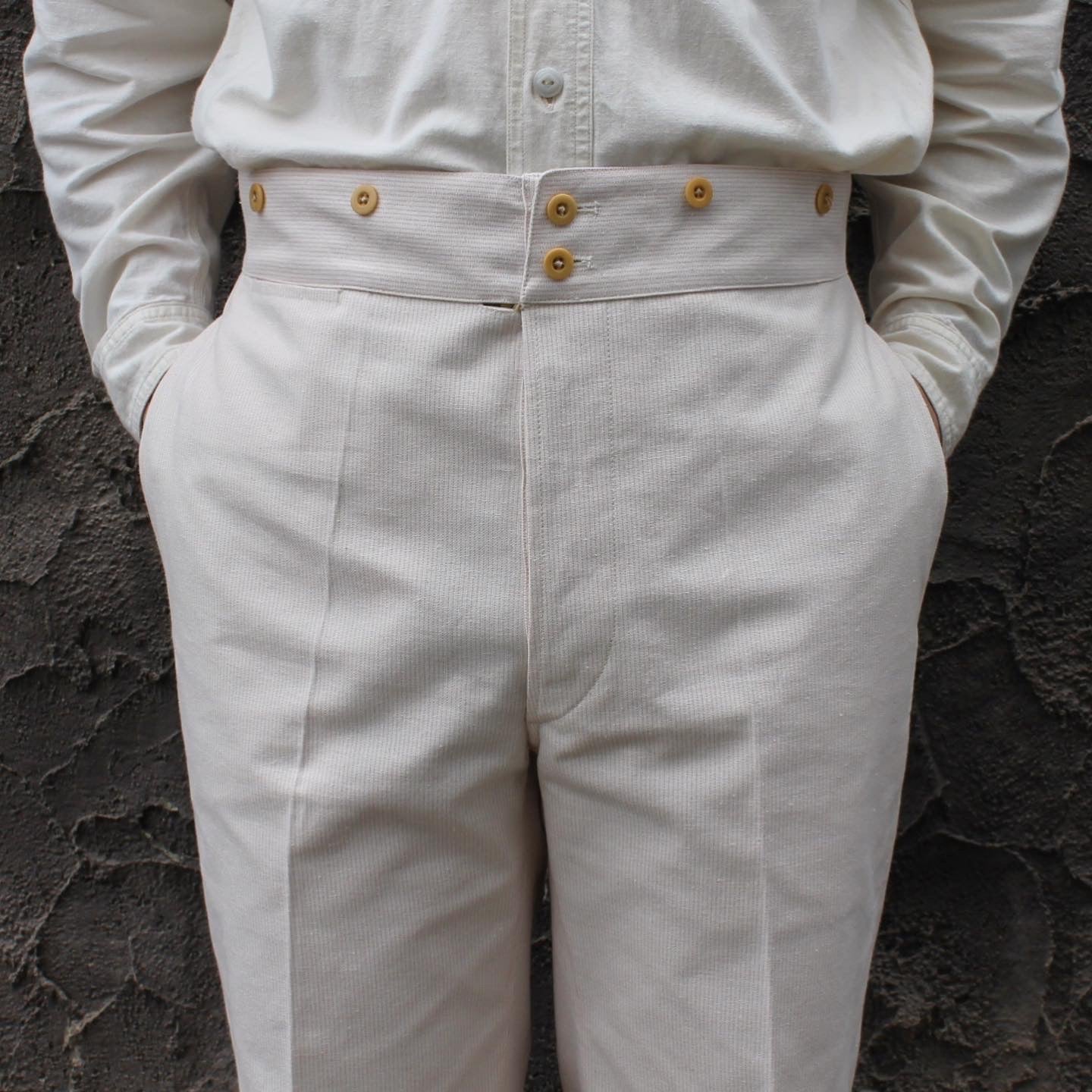 BJ COUTIL COTTON LILAC STRIPES