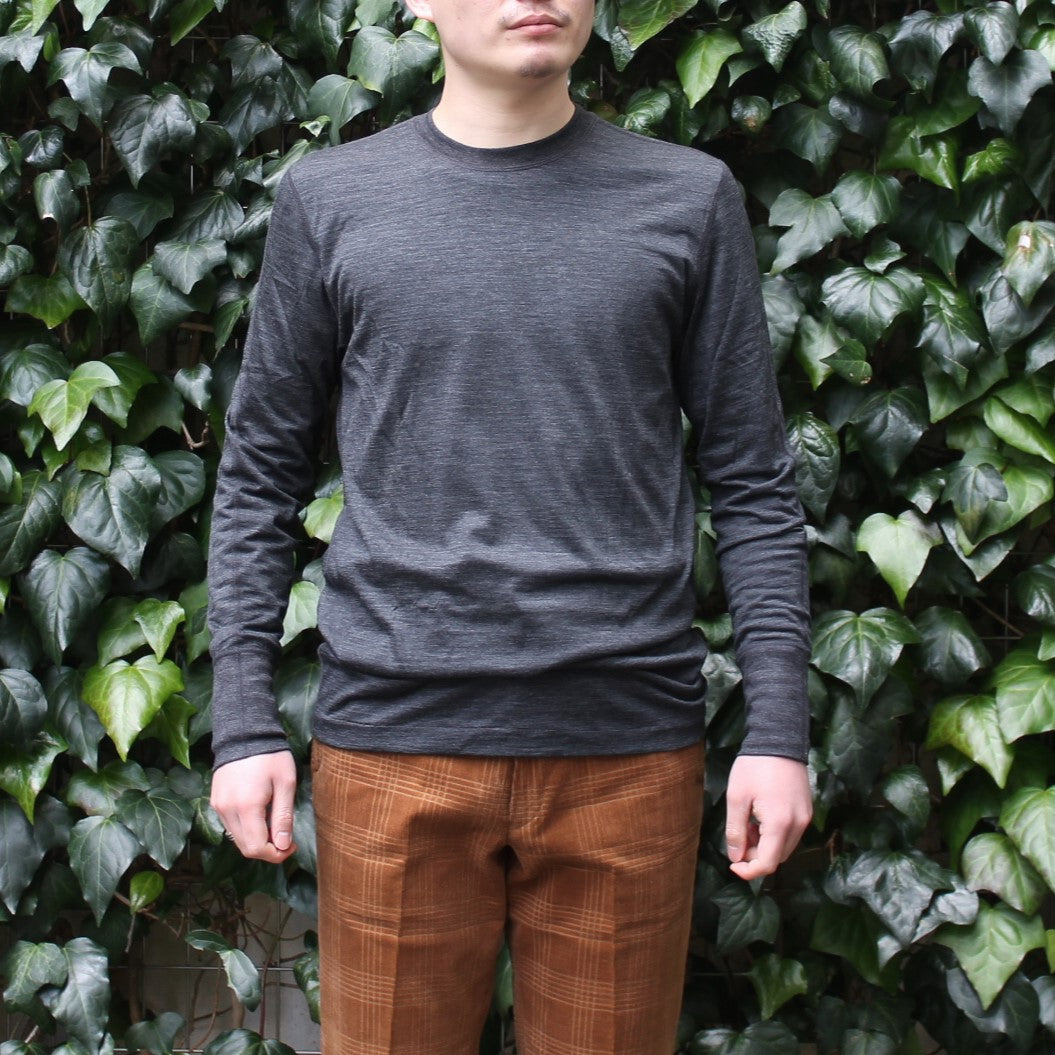 GOOD & WOOLEN MERINO WOOL CREW NECK TEE L/S